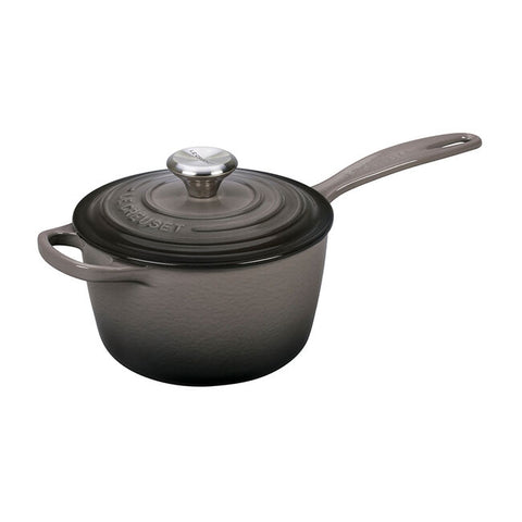 Le Creuset 1.75 Qt Signature Saucepan- Oyster