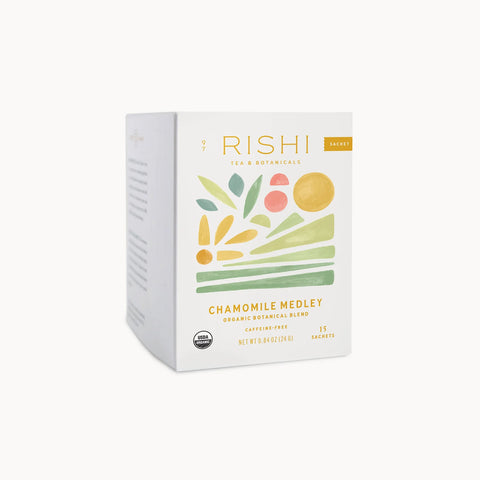 Rishi-Herbal Chamomile Medley- Box of 15 Sachets
