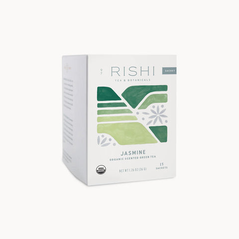 Rishi- Green Tea Jasmine- Box of 15 Sachets