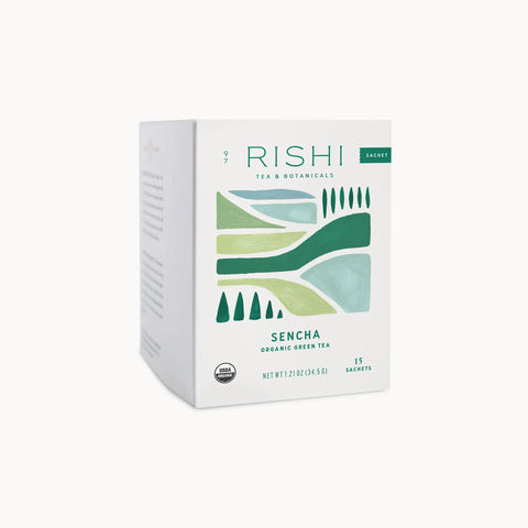 Rishi- Green Tea Sencha- Box of 15 Sachets