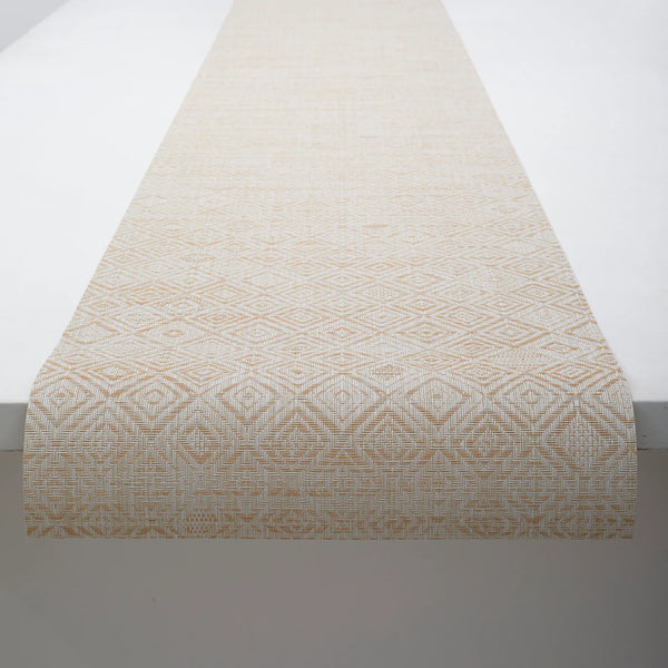 Chilewich - Mosaic Table Runner - Almond