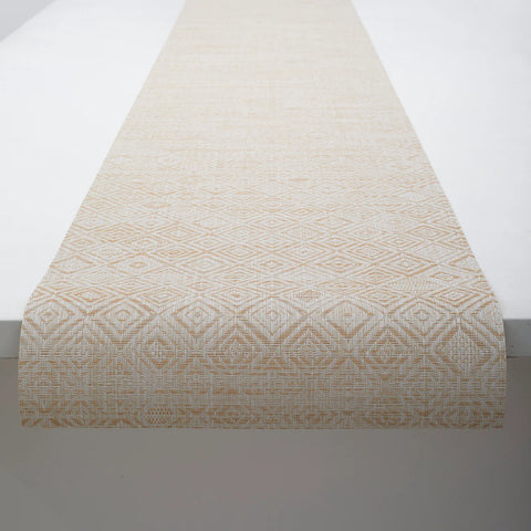 Chilewich - Mosaic Table Runner - Almond