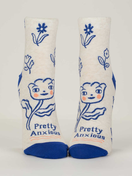 Blue Q Women's Ankle Socks - Pretty Anxious