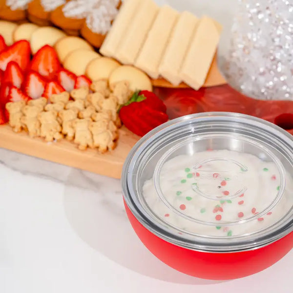 Served - Insulated Bowl Small -Strawberry