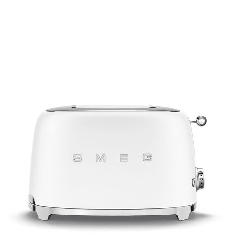 SMEG 2 Slice Toaster Matte White