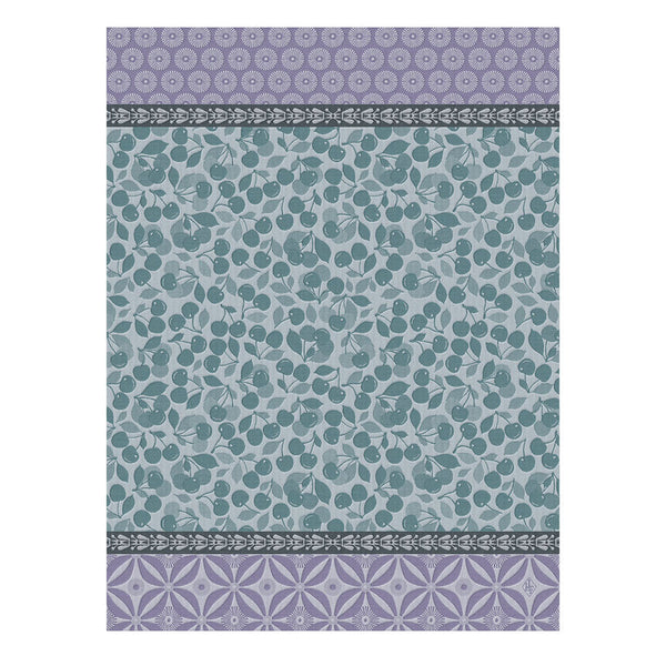 Le Jacquard Français - Tea Towel - Cerises Blue