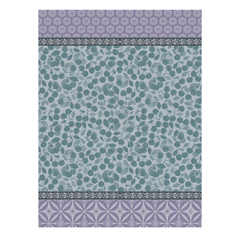 Le Jacquard Français - Tea Towel - Cerises Blue