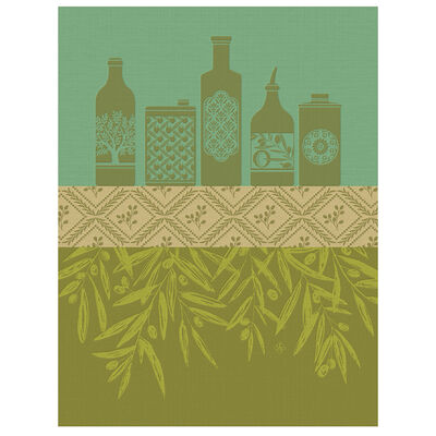 Le Jacquard Français - Tea Towels - Huiles Provençales Green