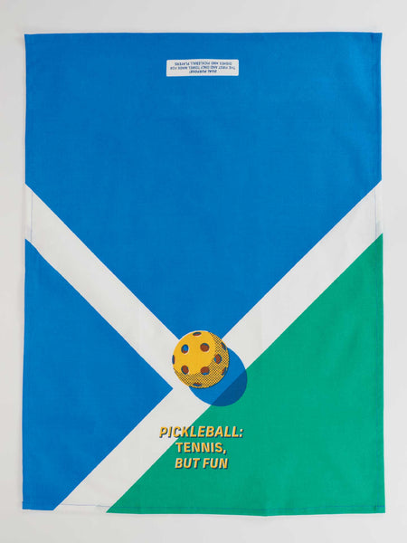 Blue Q Printed Towel - Pickleball