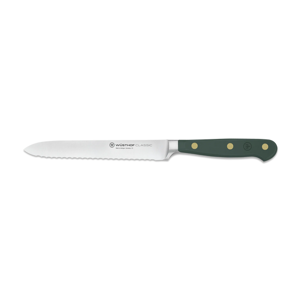 Wusthof - Classic Serrated Utility 5" - Fresh Rosemary