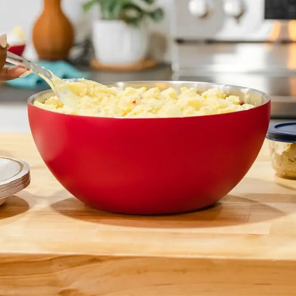 Served - Insulated Bowl Large - Strawberry