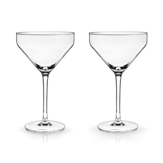 Viski Angled Martini Glasses (Set of 2)