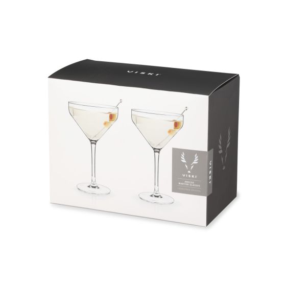 Viski Angled Martini Glasses (Set of 2)