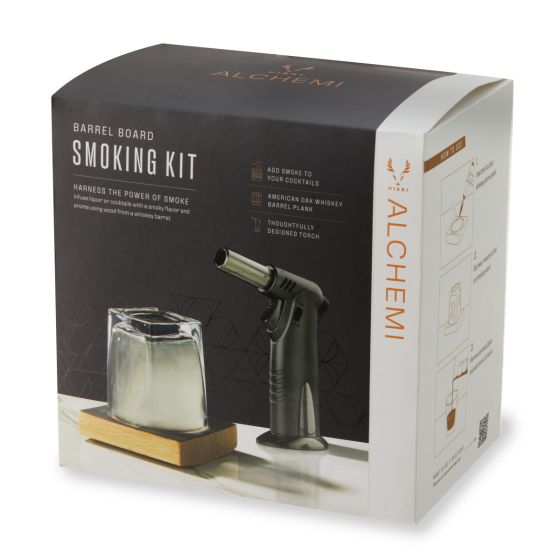 Viski 3-piece Alchemi Barrel Board Smoking Set
