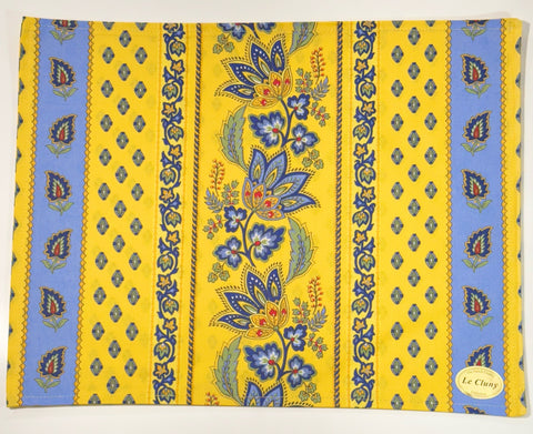 Le Cluny- Provence Lisa Yellow Placemat