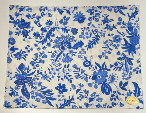 Le Cluny- Provence Versailles White & Blue Placemat