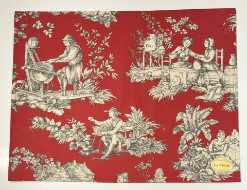 Le Cluny- Provence Villandry Red Placemat