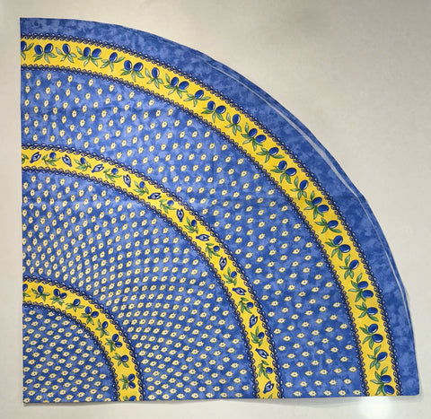 Le Cluny- Provence Monaco Blue Tablecloth (70" Round)