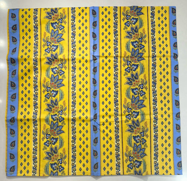 Le Cluny- Provence Lisa Yellow Tablecloth (58" Square)