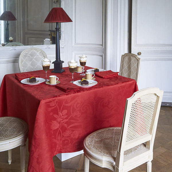 Le Jacquard Français- Tivoli Velvet Linen Tablecloth (69X98)