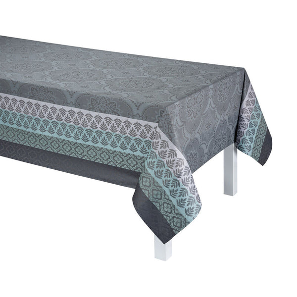 Le Jacquard Français- Bastide Grey Coated Cotton Tablecloth (69X98)