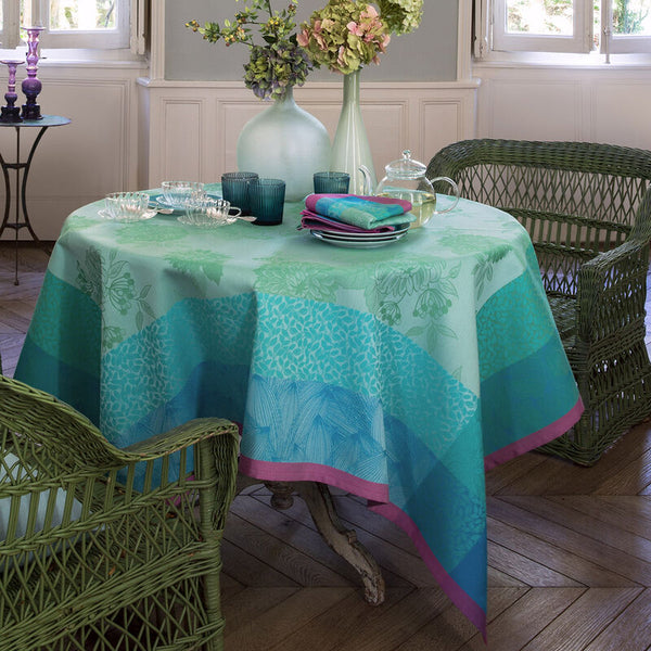 Le Jacquard Français- Parfums Hydrangea Cotton Tablecloth (69X98)