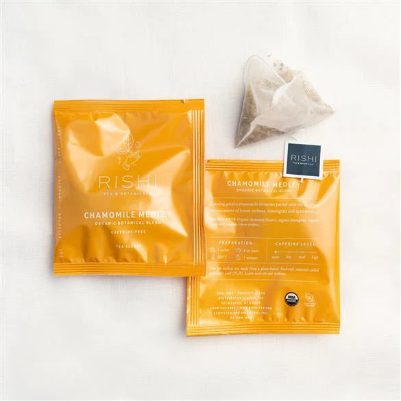 Rishi-Herbal Chamomile Medley- Box of 15 Sachets