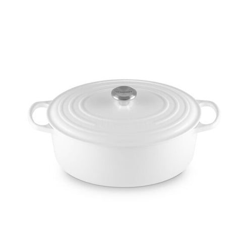 Le Creuset - 8 Qt. Signature Oval Oven - White (Promo)