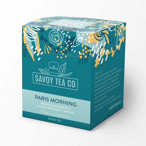 Savoy Tea Co.- Paris Morning Black Tea- Box of 15 Sachets