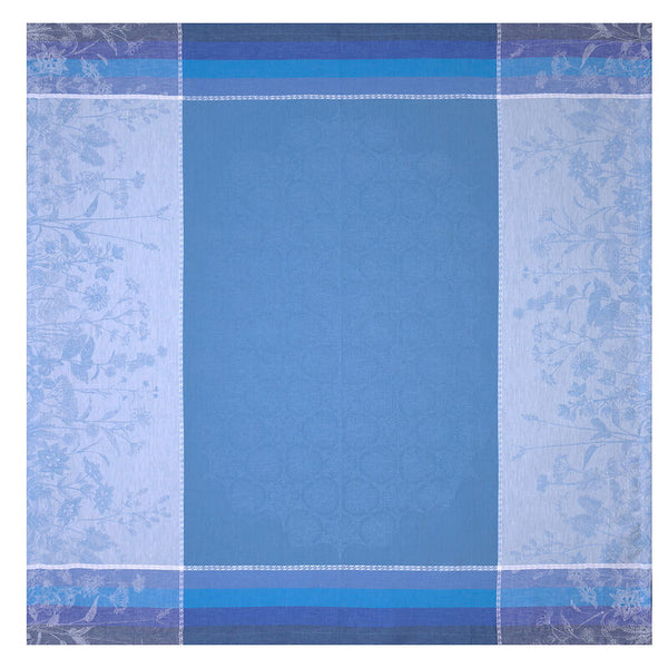 Le Jacquard Français- Bucolique Blue Linen Tablecloth (69X126)