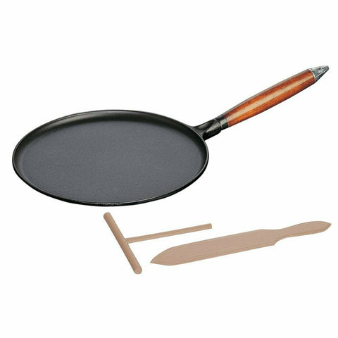 Staub 11" Crepe Pan - Black Matte