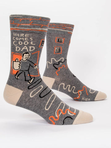 Blue Q Men's Crew Socks - Cool Dad