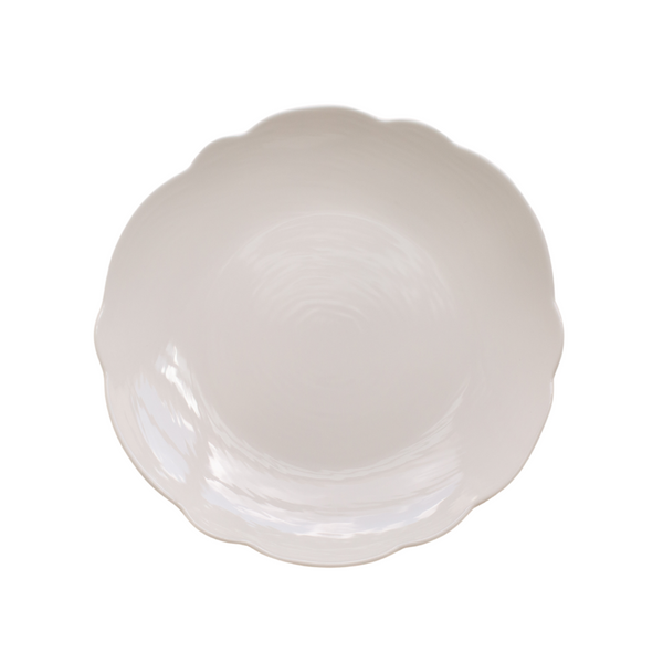 Relish Scalloped Dinner Plate - Cream