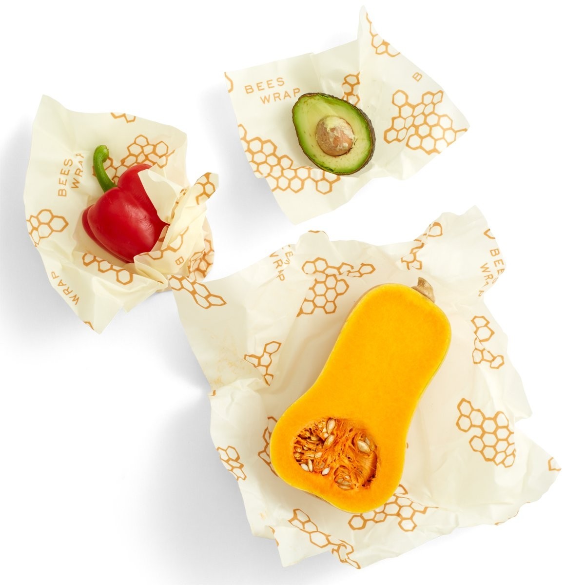 Beeswax Wrap Set of 3 - Happy Bees – Good Soul Shop