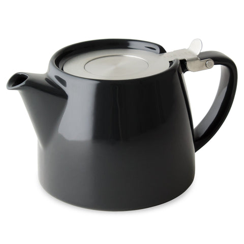 ForLife Stump Black Graphite Teapot 18 oz