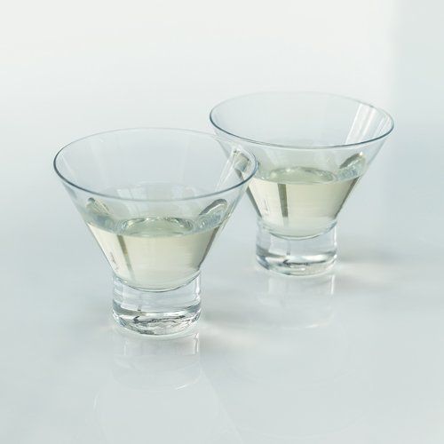 Raye Angled Crystal Margarita Glasses Set of 2