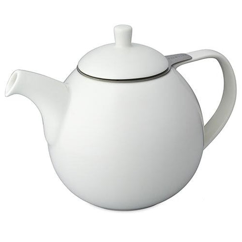 ForLife Curve White Teapot 45 oz