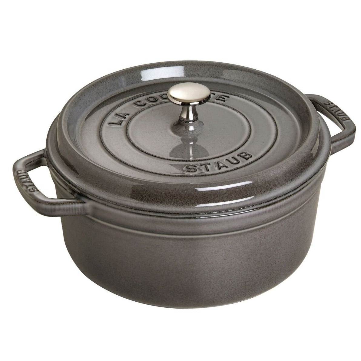 Staub Cast Iron 4-qt Round Cocotte with Glass Lid - Turquoise, 4