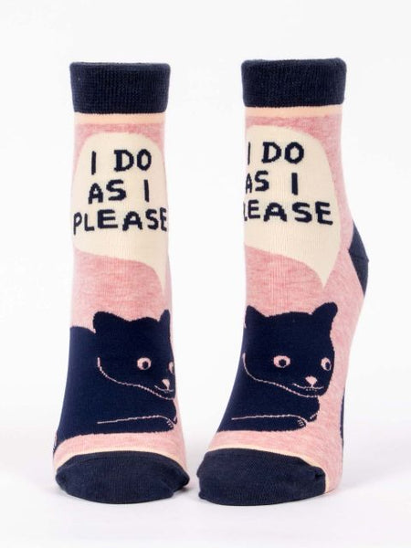 Blue Q Women's Ankle Socks - I Do as I Please