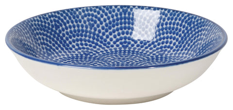 Now Designs Stamped Dipping Bowl - Blue Waves
