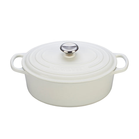 Le Creuset 5 Qt. Signature Oval Oven - White