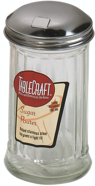 TableCraft Fluted Sugar Pourer 12oz