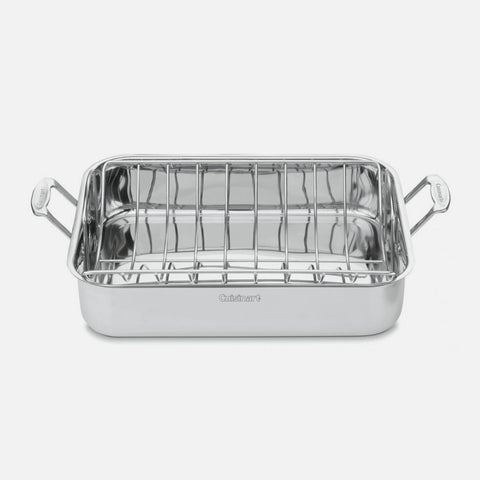 Cuisinart 16 x 13" Stainless Roasting Pan with Rack