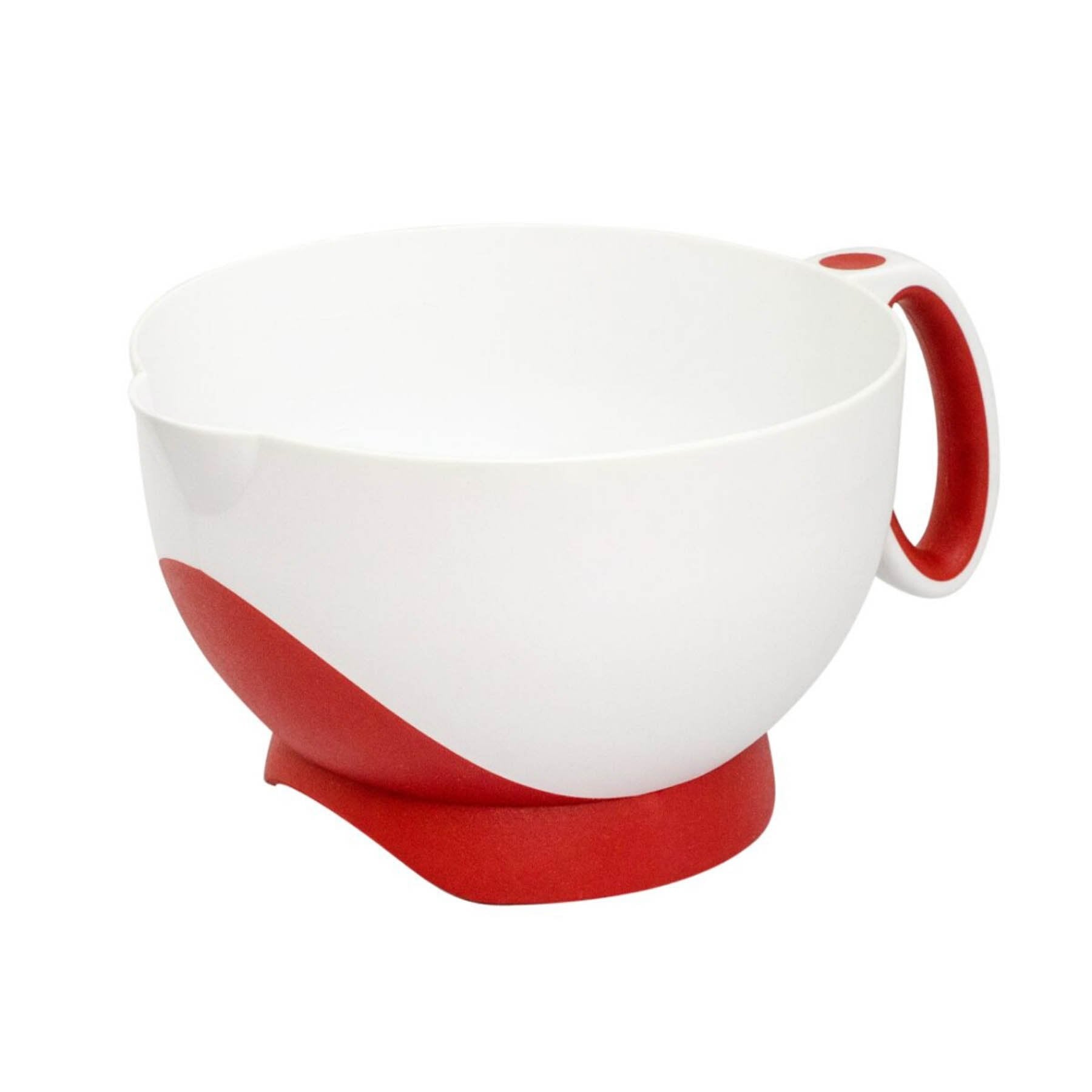 Ceramic White mixing bowl pitcher with handle