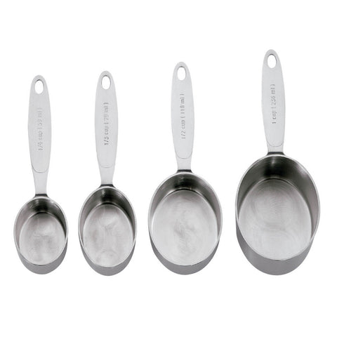 Cuisipro Stainless Steel 4-Piece Measuring Cups