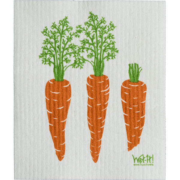 Wet-it! Swedish Dishcloth -  Carrots