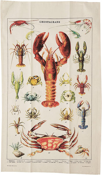Cavallini & Co. Tea Towel - Crustaceans
