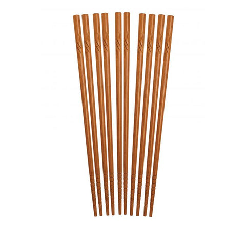 Helen's Asian Kitchen Bamboo Chopsticks Set of 5