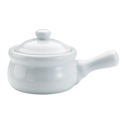 HIC Ceramic French Onion Soup Crock with Lid
