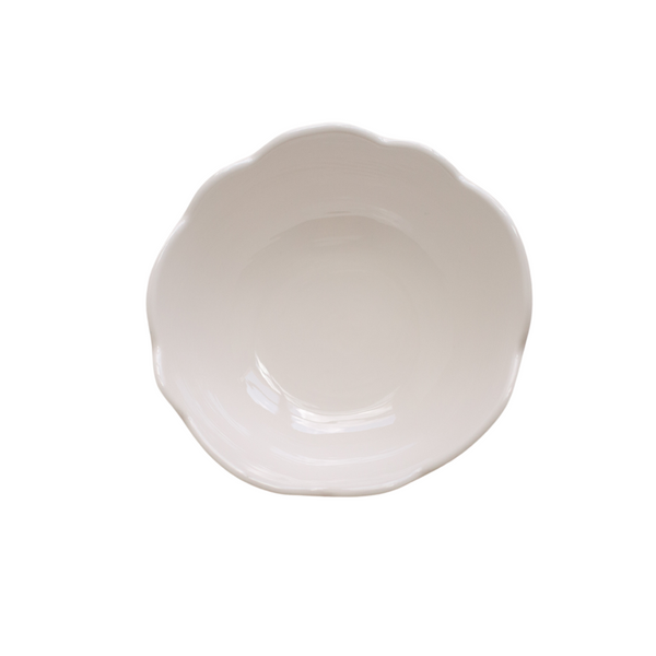 Relish Scalloped Cereal Bowl  - Cream